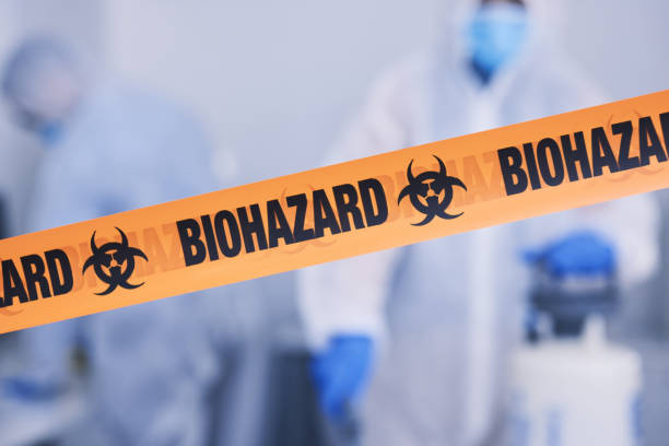 Professional Biohazard Cleanup technician working in Whiteford, MD